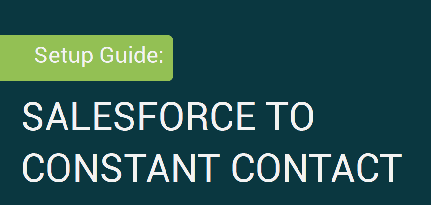 See How To Integrate Constant Contact For Salesforce 8615