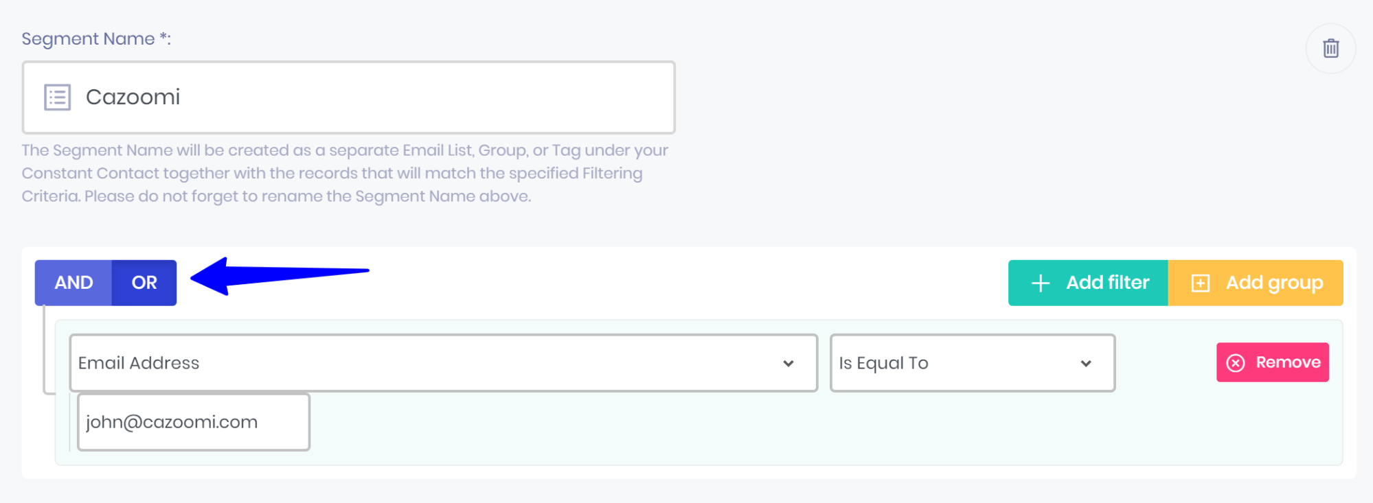 Filtering Opration
